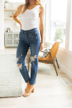 Load image into Gallery viewer, Colt High Rise Button Fly Distressed Boyfriend Jeans by Judy Blue
