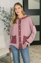 Load image into Gallery viewer, Couldn't Help Myself Button Down Hooded Top
