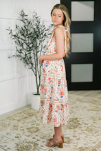 Load image into Gallery viewer, Country Crush Adjustable Strap Dress in Cream and Red
