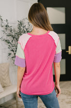 Load image into Gallery viewer, Cozy Collage Color Block Henley Top
