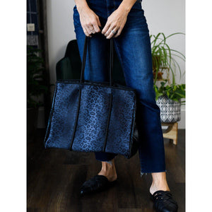 The Marissa - Black Leopard Neoprene Tote