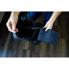 Load image into Gallery viewer, The Marissa - Black Leopard Neoprene Tote
