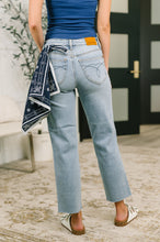 Load image into Gallery viewer, JUDY BLUE Dawn Mid Rise Ankle Straight Jeans w/Bandana Loop
