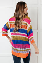 Load image into Gallery viewer, Deep Thoughts Striped Loose Knit Top
