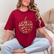 Load image into Gallery viewer, Bow Pumpkin Graphic Tee (multiple color options)
