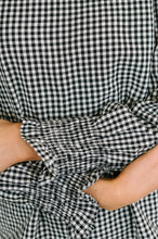 Load image into Gallery viewer, Different Kind of Gal Gingham Long Sleeve Blouse
