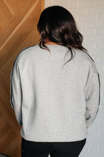 Load image into Gallery viewer, Don&#39;t Get Stuck Stripe Detail Sweatshirt
