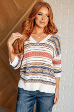 Load image into Gallery viewer, Don&#39;t Leave Me Out Striped V-Neck Top
