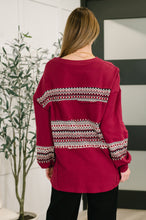 Load image into Gallery viewer, Don't Let Me Miss It Color Block Detail Top
