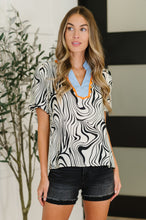 Load image into Gallery viewer, Don't Want to Wait Zebra Print Top
