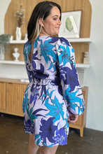 Load image into Gallery viewer, Floral Long Sleeve Romper with Pockets (2 color options)
