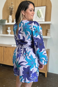 Floral Long Sleeve Romper with Pockets (2 color options)