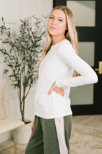 Load image into Gallery viewer, Down to the Basics Long Sleeve Top in White
