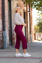 Load image into Gallery viewer, The Courtney - Maroon High Waisted Gaucho Pants
