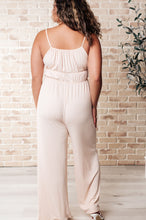 Load image into Gallery viewer, Eden Elastic Waist Jumpsuit Apricot
