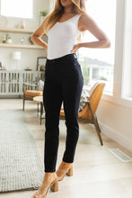 Load image into Gallery viewer, Edith Mid Rise Classic Slim Jeans in Black by Judy Blue
