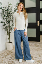 Load image into Gallery viewer, Effortless Edge Knit Henley Top in Natural
