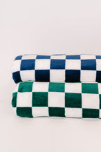 Load image into Gallery viewer, Emerald City Checkered Blanket
