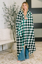 Load image into Gallery viewer, Emerald City Checkered Blanket
