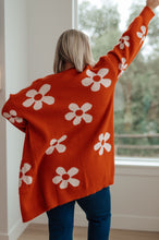 Load image into Gallery viewer, Enough Anyways Floral Cardigan in Burnt Orange
