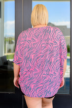 Load image into Gallery viewer, Essential Blouse in Grey and Pink Zebra
