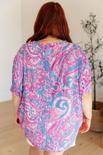 Load image into Gallery viewer, Essential Blouse in Purple Paisley

