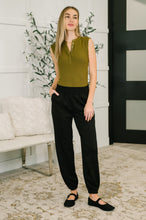 Load image into Gallery viewer, Every Second, Every Hour Jogger Bottoms in Black
