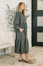 Load image into Gallery viewer, Every Single Touch V-Neck Tiered Dress
