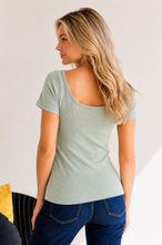 Load image into Gallery viewer, Everyday Ease Reversible Ribbed Top
