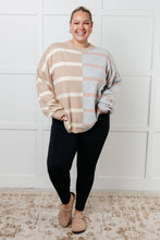 Load image into Gallery viewer, Exceptional Thought Striped Patchwork Sweater
