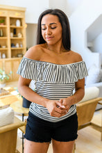 Load image into Gallery viewer, Extra Time Striped Top
