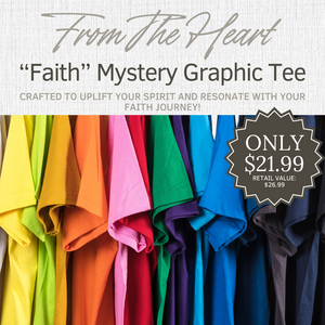 From The Heart Mystery Graphic Tee - FAITH