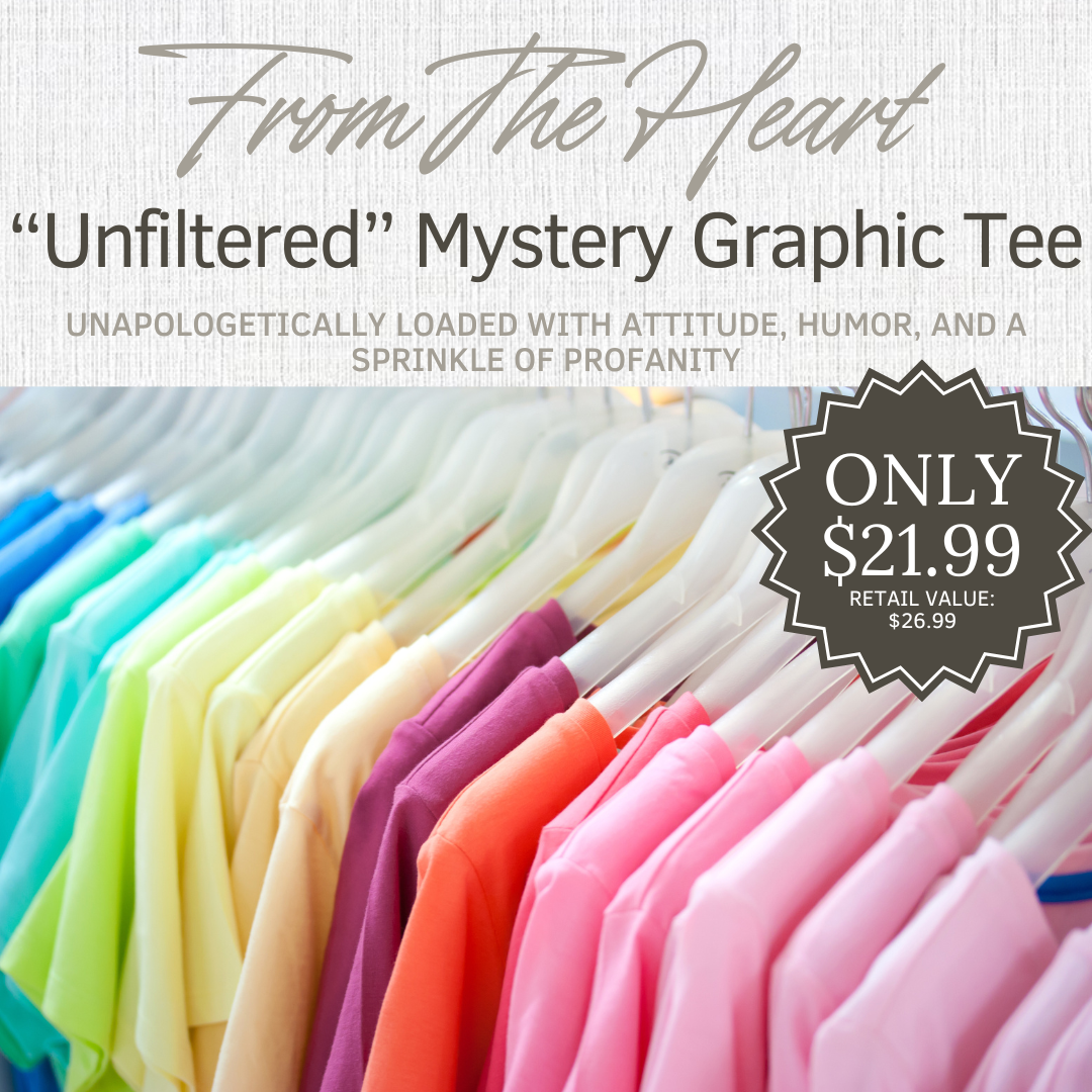 From The Heart Mystery Graphic Tee - UNFILTERED