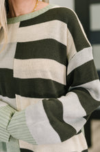 Load image into Gallery viewer, Fall Into Us Color Block Knit Pullover
