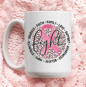 Fight Breast Cancer Beverage Mug