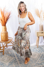 Load image into Gallery viewer, Floral Patches - Midi Skirt
