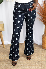 Load image into Gallery viewer, JUDY BLUE Freedom Stars Flare Jeans
