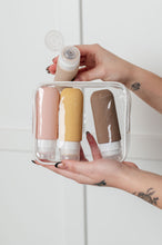 Load image into Gallery viewer, From Here to There Toiletry Travel Bottles in Neutral
