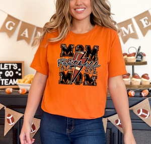 Football Mom Graphic T-Shirt (multiple color options)