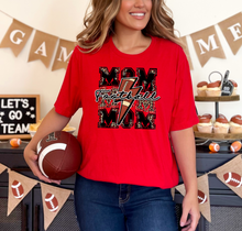 Load image into Gallery viewer, Football Mom Graphic T-Shirt (multiple color options)
