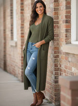 Load image into Gallery viewer, Charming Life Ribbed Knit Tank and Cardigan Set (multiple color options)
