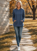 Load image into Gallery viewer, Waffle Weave Fireside Hoodie (multiple color options)
