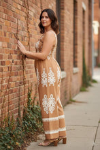 Load image into Gallery viewer, Stolen Moments Wide-Leg Jumpsuit in Mocha

