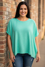 Load image into Gallery viewer, Serene Sanctuary Oversized Tee in Mint
