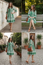 Load image into Gallery viewer, Canyon Echo Tiered Midi Dress
