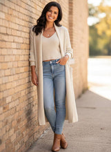 Load image into Gallery viewer, Charming Life Ribbed Knit Tank and Cardigan Set (multiple color options)
