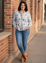 Load image into Gallery viewer, Heritage Garden Frilled Blouse
