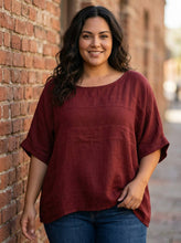 Load image into Gallery viewer, Urban Sanctuary Paneled Top (multiple color options)
