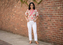 Load image into Gallery viewer, Highclere Heritage Stitched Floral Blouse
