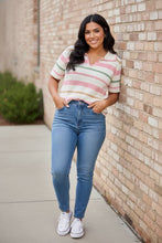 Load image into Gallery viewer, Sorbet Promenade Collared Knit Top
